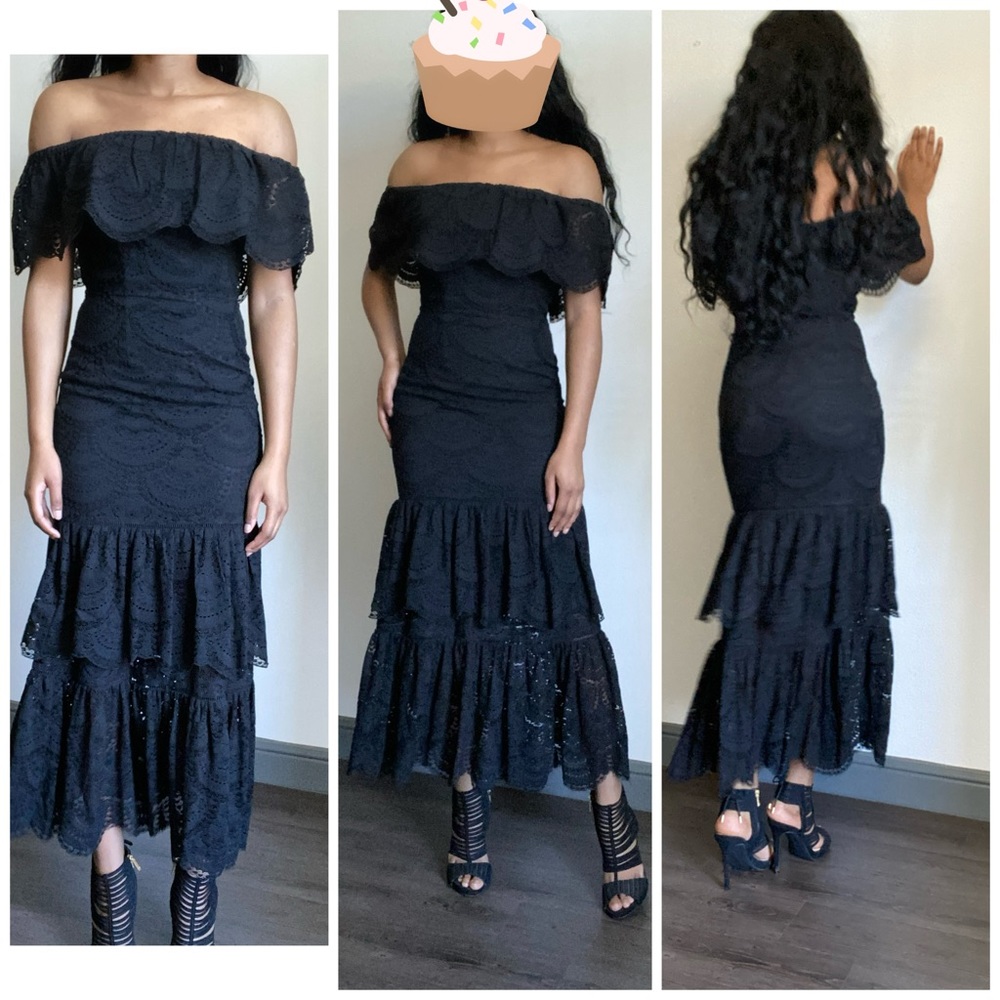 Señorita off the shoulder lace dress